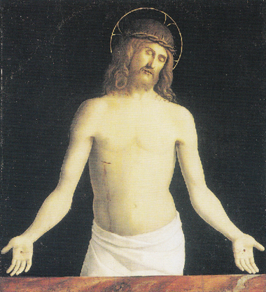 Cima da Conegliano, “Cristo passo” (1499). Chiesa S. Maria Maggiore, Miglionico (Matera).