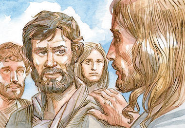 «Ma voi, chi dite che io sia?». Pietro rispose a Gesù: «Tu sei il Cristo».