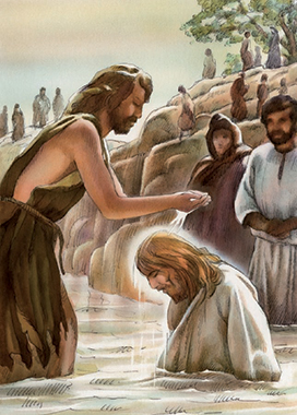 Il battesimo di Gesù nel Giordano