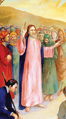 «Chi ascolta voi, ascolta me». Illustrazione di Gian Calloni 1985. «Chi ascolta voi, ascolta me». Illustrazione di Gian Calloni 1985.