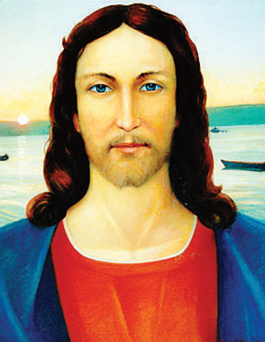 Gesù e il mare di Galilea, illustrazione di Gian Calloni, 2000.