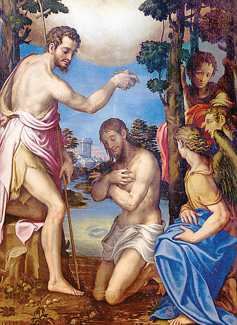 «Il Battesimo di Cristo», Giulio Campi (1502 - 1572). Cattedrale di Cremona. Foto Sedmak/Istock «Il Battesimo di Cristo», Giulio Campi (1502 - 1572). Cattedrale di Cremona. Foto Sedmak/Istock