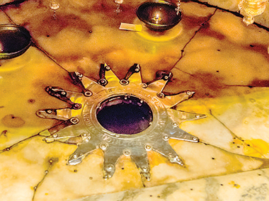 Grotta della Natività. Particolare Grotta della Natività. Particolare